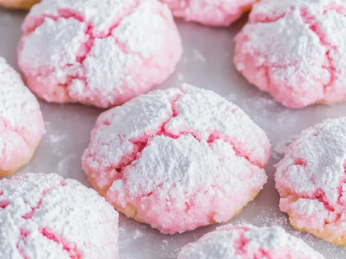 Strawberry Crinkle Cookies: Soft, Sweet & Fun to Bake